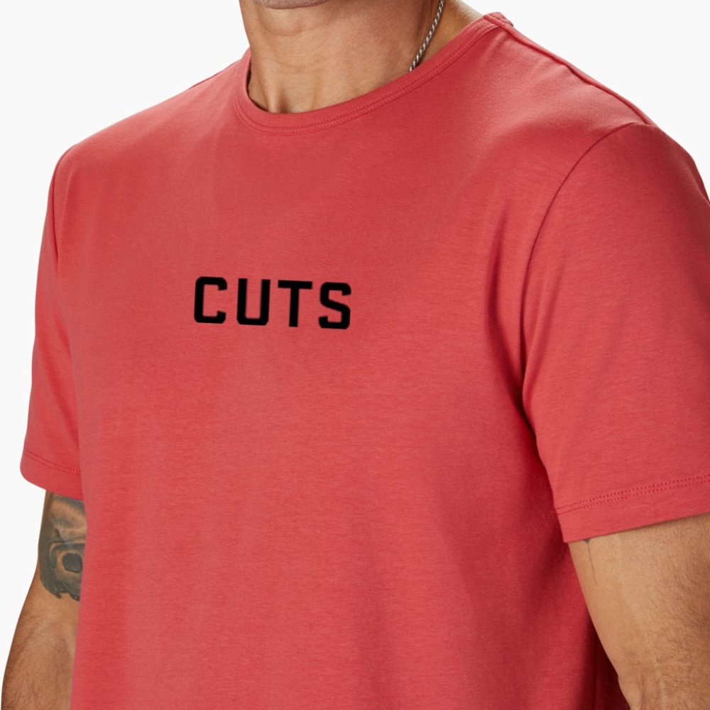 Cuts Clothing Rival tee (CUTS Print) - Poinsettia - Picture 6 of 6
